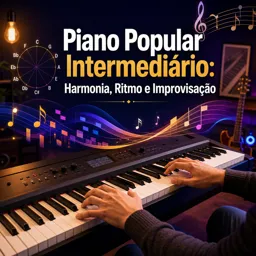 Imagem do Curso gratuito Piano Popular Intermediário: Harmonia, Ritmo e Improvisação