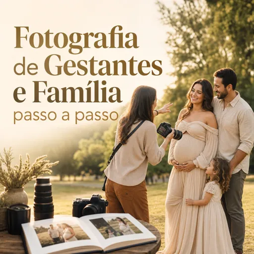 Imagem do Curso gratuito Fotografia de Gestantes e Família passo a passo