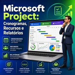 Imagem do Curso gratuito Microsoft Project: Cronogramas, Recursos e Relatórios