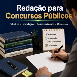 Imagem do Curso gratuito Redação para Concursos Públicos: Estrutura, Introdução, Desenvolvimento e Conclusão