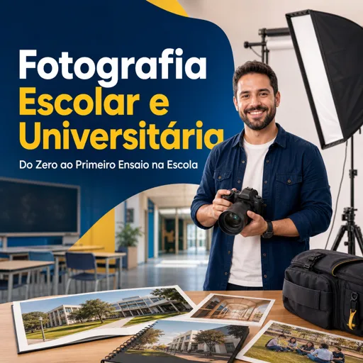 Imagem do Curso gratuito Fotografia Escolar e Universitária: Passo a Passo do Zero ao Primeiro Ensaio na Escola
