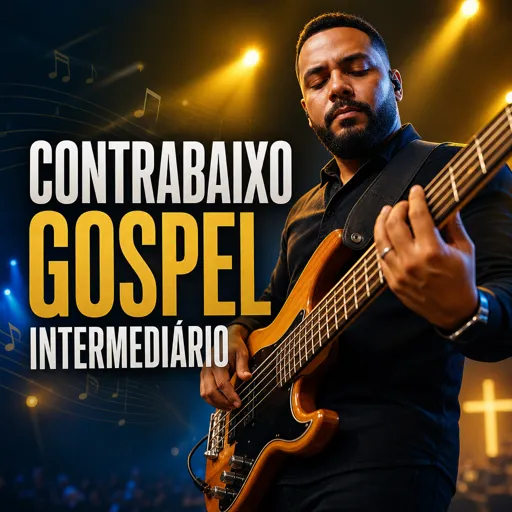 Imagem do Curso gratuito Contrabaixo gospel intermediário