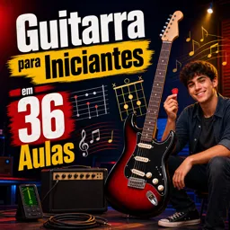Imagem do Curso gratuito Guitarra para Iniciantes em 36 Aulas