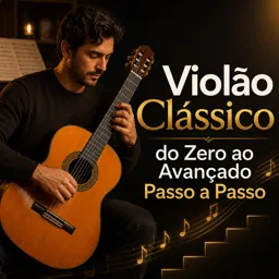 Imagem do Curso gratuito Violão Clássico do Zero ao Avançado Passo a Passo