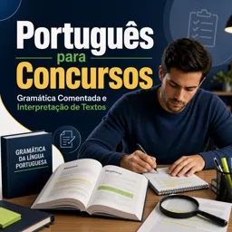 Imagem do Curso gratuito Português para Concursos: Gramática Comentada e Interpretação de Textos