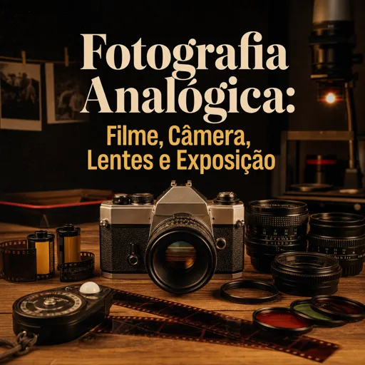 Imagem do Curso gratuito Fotografia Analógica: Filme, Câmera, Lentes e Exposição