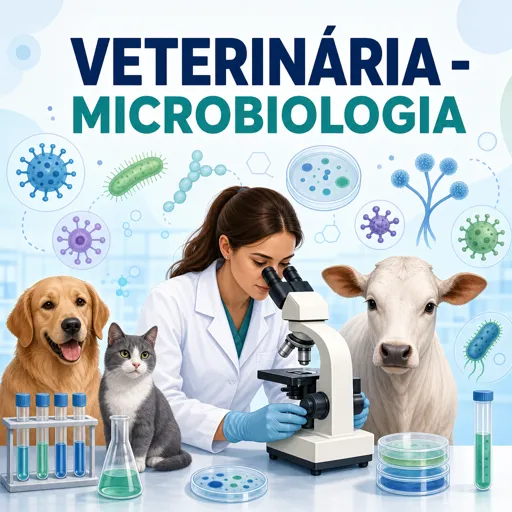 Imagem do Curso gratuito Veterinária - Microbiologia