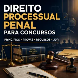 Imagem do Curso gratuito Direito Processual Penal para Concursos: Princípios, Provas, Recursos e Júri