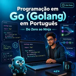 Imagem do Curso gratuito Programação em Go (Golang) em Português: Do Zero ao Ninja