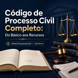 Imagem do Curso gratuito Código de Processo Civil Completo: Do Básico aos Recursos