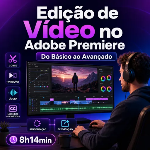 Imagem do Curso gratuito Edição de Vídeo no Adobe Premiere - Do Básico ao Avançado