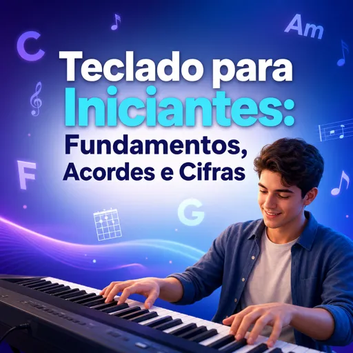 Imagem do Curso gratuito Teclado para Iniciantes: Fundamentos, Acordes e Cifras