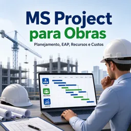 Imagem do Curso gratuito MS Project para Obras: Planejamento, EAP, Recursos e Custos