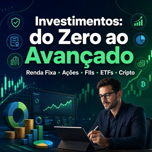 Imagem do Curso gratuito Investimentos: do Zero ao Avançado (Renda Fixa, Ações, FIIs, ETFs e Cripto)