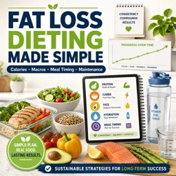Free Course Image Fat Loss Dieting Made Simple: Calories, Macros, Meal Timing and Long-Term Maintenance