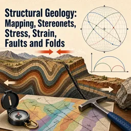 Free Course Image Structural Geology: Mapping, Stereonets, Stress, Strain, Faults and Folds