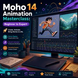Free Course Image Moho 14 Animation Masterclass: Beginner to Expert