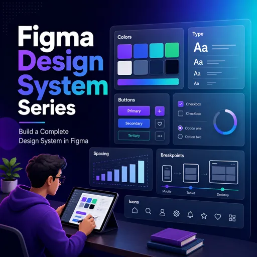 Free Course Image Figma Design System Series: Build a Complete Design System in Figma