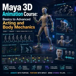 Free Course Image Maya 3D Animation Course: Basics to Advanced Acting and Body Mechanics