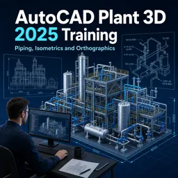 Free Course Image AutoCAD Plant 3D 2025 Training: Piping, Isometrics and Orthographics