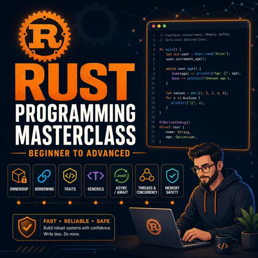 Free Course Image Rust Programming Masterclass (Beginner to Advanced)