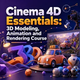 Free Course Image Cinema 4D Essentials: 3D Modeling, Animation and Rendering Course