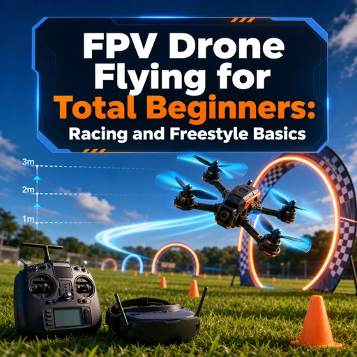 Free Course Image FPV Drone Flying for Total Beginners: Racing and Freestyle Basics