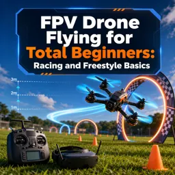 Free Course Image FPV Drone Flying for Total Beginners: Racing and Freestyle Basics