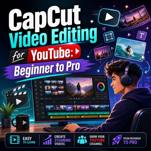 Free Course Image CapCut Video Editing for YouTube: Beginner to Pro