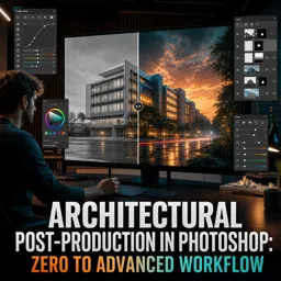 Free Course Image Architectural Post-Production in Photoshop: Zero to Advanced Workflow