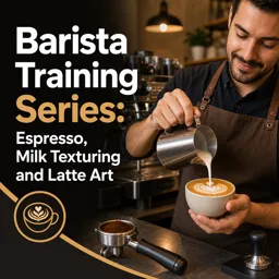 Free Course Image Barista Training Series: Espresso, Milk Texturing and Latte Art