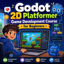 Free Course Image Godot 2D Platformer Game Development Course for Beginners