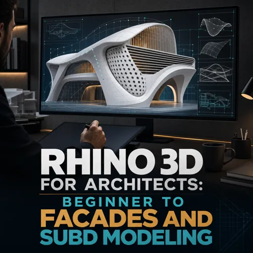 Free Course Image Rhino 3D for Architects: Beginner to Facades and SubD Modeling