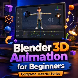 Free Course Image Blender 3D Animation for Beginners: Complete Tutorial Series