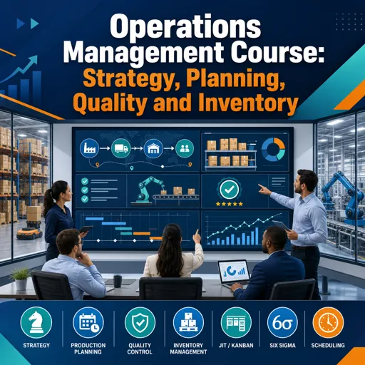 Free Course Image Operations Management Course: Strategy, Planning, Quality and Inventory