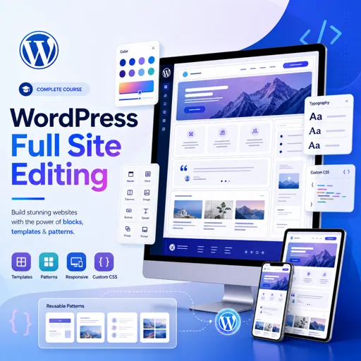Free Course Image WordPress Full Site Editing