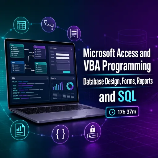 Free Course Image Microsoft Access and VBA Programming: Database Design, Forms, Reports, and SQL