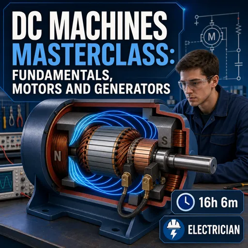 Free Course Image DC Machines Masterclass: Fundamentals, Motors and Generators