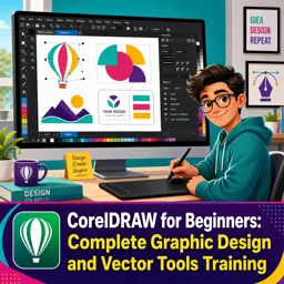 Free Course Image CorelDRAW for Beginners: Complete Graphic Design and Vector Tools Training