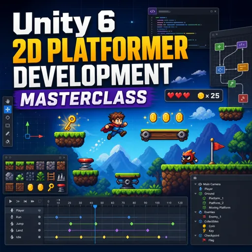 Free Course Image Unity 6 2D Platformer Development Masterclass
