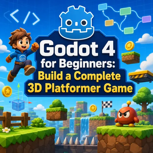 Free Course Image Godot 4 for Beginners: Build a Complete 3D Platformer Game
