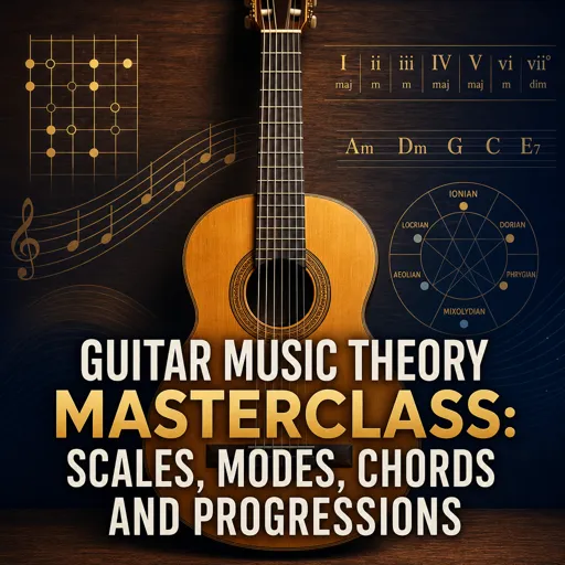 Free Course Image Guitar Music Theory Masterclass: Scales, Modes, Chords and Progressions