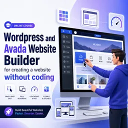 Free Course Image Wordpress and Avada Website Builder for creating a website without coding