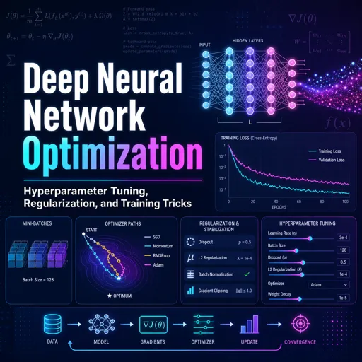 Free Course Image Deep Neural Network Optimization: Hyperparameter Tuning, Regularization, and Training Tricks