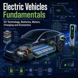 Free Course Image Electric Vehicles Fundamentals: EV Technology, Batteries, Motors, Charging and Economics