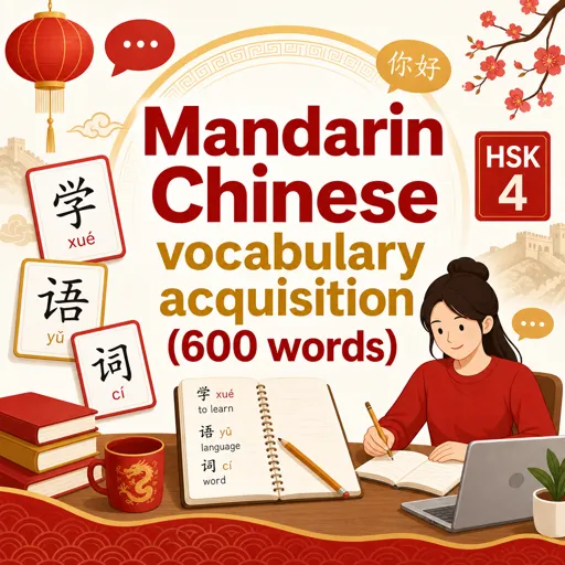 Free Course Image Mandarin Chinese vocabulary acquisition (600 words)