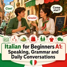 Free Course Image Italian for Beginners A1: Speaking, Grammar and Daily Conversations