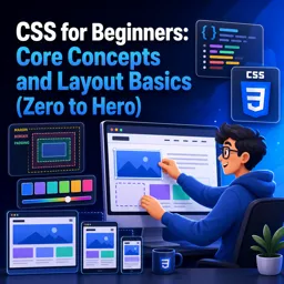 Free Course Image CSS for Beginners: Core Concepts and Layout Basics (Zero to Hero)