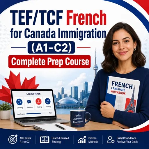 Free Course Image TEF/TCF French for Canada Immigration (A1–C2) Complete Prep Course
