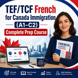 Free Course Image TEF/TCF French for Canada Immigration (A1–C2) Complete Prep Course
